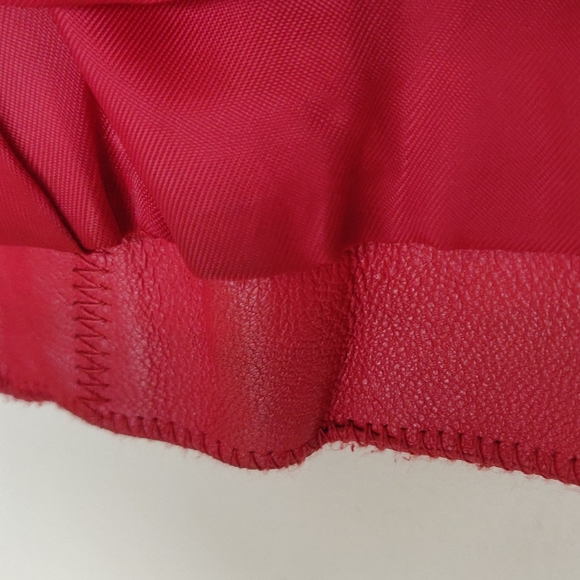 Red Genuine High Quality Lamb Leather Jacket ✳️✳️✳️ - Picture 14 of 14